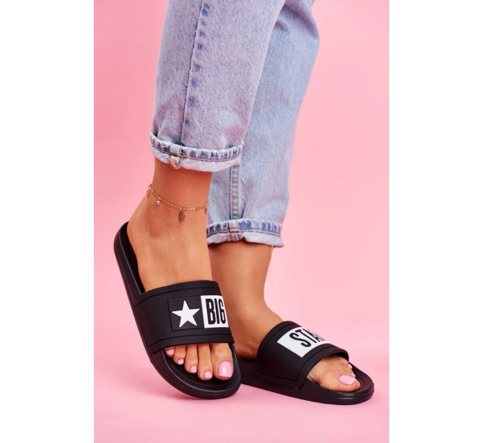 Dámské módní pantofle Big Star - černé