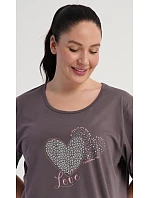 Dámská noční košile s krátkým rukávem Love