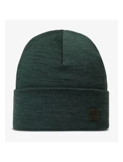 BUFF MERINO HEAVYWEIGHT BEANIE SOLID FOREST Čepice s kapucí