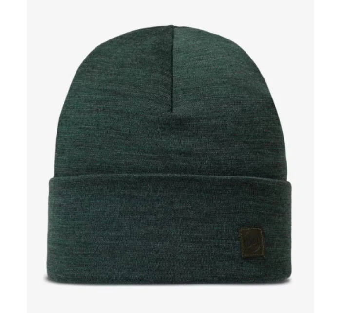 BUFF MERINO HEAVYWEIGHT BEANIE SOLID FOREST Čepice s kapucí