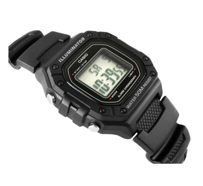 Pánské hodinky CASIO W-218H-1AVEF + BOX Pánské hodinky CASIO W-218H-1AVEF + BOX