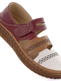 Pohodlná kožená polobotka na suchý zip Artiker 58C1500