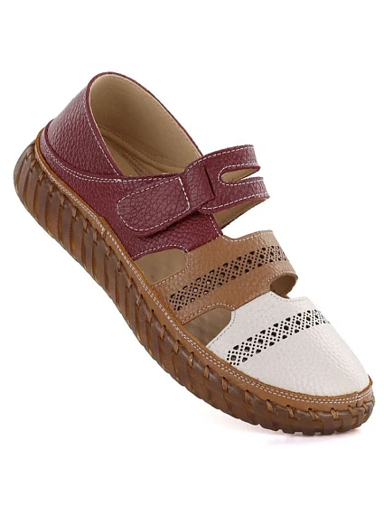 Pohodlná kožená polobotka na suchý zip Artiker 58C1500 Pohodlná kožená polobotka na suchý zip Artiker 58C1500