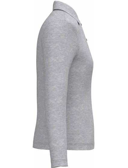 K 244 Dámské piqué polo s dlouhým rukávem model 22507045 oxford grey - Kariban K 244 Dámské piqué polo s dlouhým rukávem model 22507045 oxford grey - Kariban
