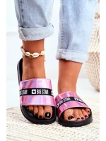 Dámské Nazouváky Big Star Růžové model 21537242 - Big Star Shoes Dámské Nazouváky Big Star Růžové model 21537242 - Big Star Shoes