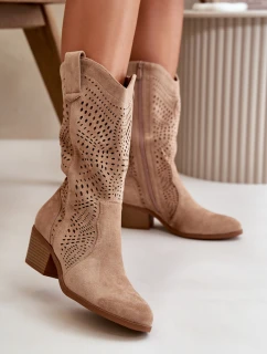 Boty na podpatku  model 199179 Step in style