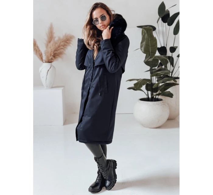 Dámská zimní bunda parka LUSTER navy blue FashionStreet TY4018