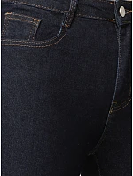 Jeansy damskie skinny z wysokim stanem granatowe model 22341064 - FashionStreet Jeansy damskie skinny z wysokim stanem granatowe model 22341064 - FashionStreet