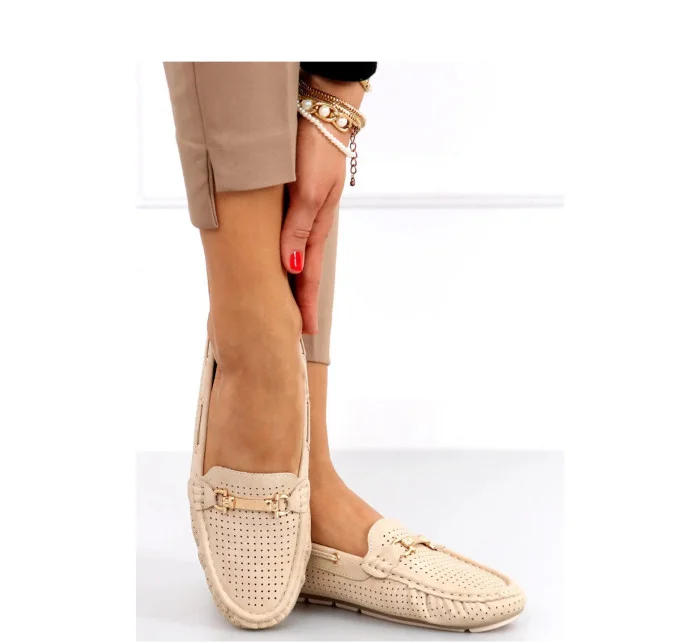 Dámské boty / Mokasíny AB-295 béžová - Primavera