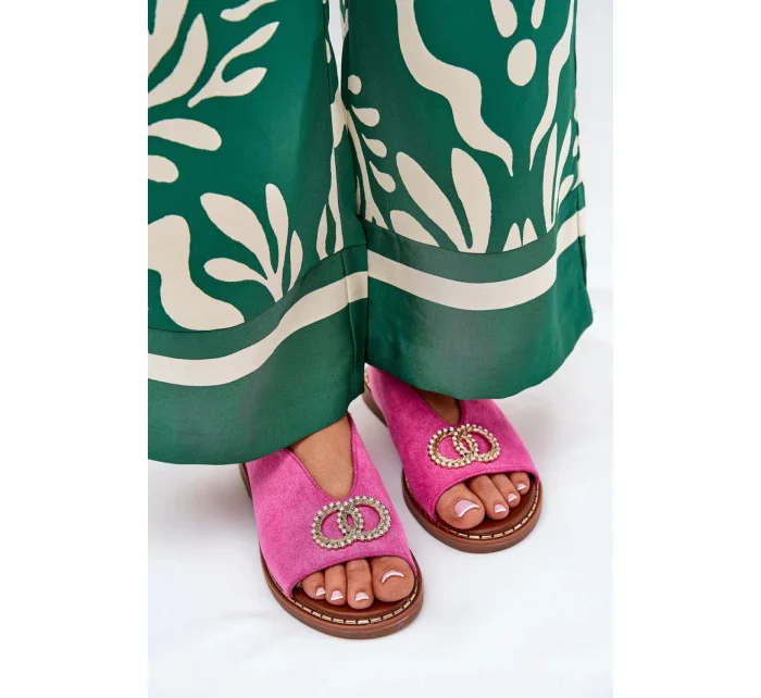 Dásmské sandály A8228 růžové - Yolera