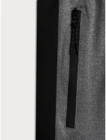 Tmavě šedé pánské sportovní kraťasy (8K281-5) Tmavě šedé pánské sportovní kraťasy (8K281-5)