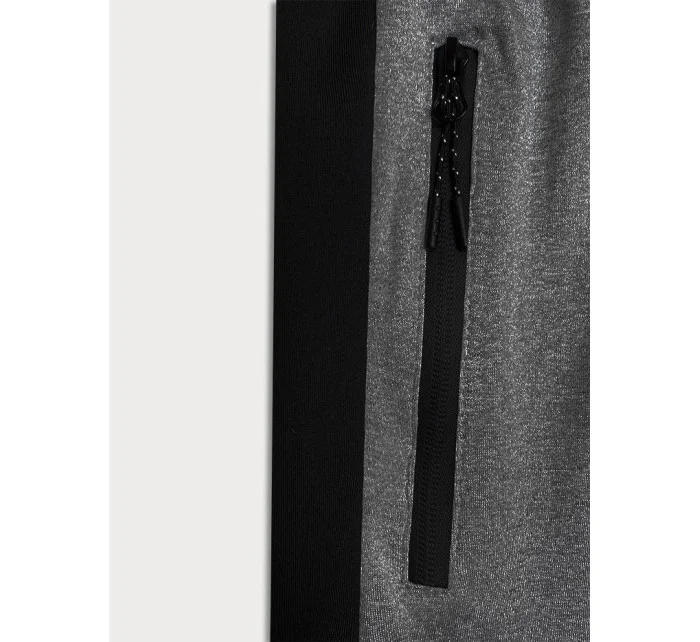 Tmavě šedé pánské sportovní kraťasy (8K281-5) Tmavě šedé pánské sportovní kraťasy (8K281-5)