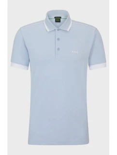 Pánská modrá polokošile  1 Bright Purple regular fit model 21350230 - Boss