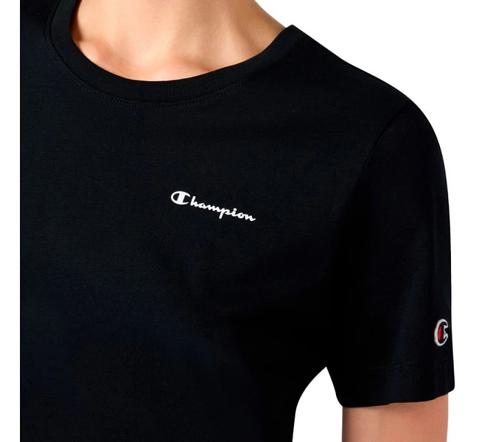 Champion Dámské tričko s krátkým rukávem černé 118408 KK001