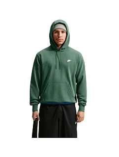 Pánská mikina Nike Club FT PO Hoodie, zelená, FN3866 323