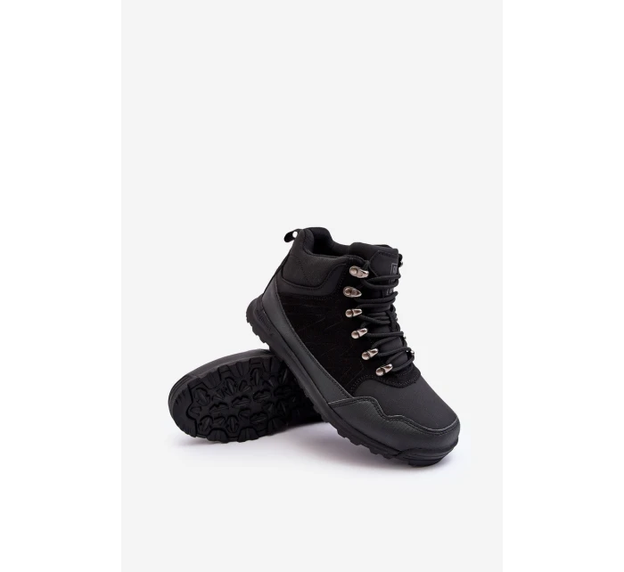 Dámské zateplené trekingové boty černé Big Star MM274481