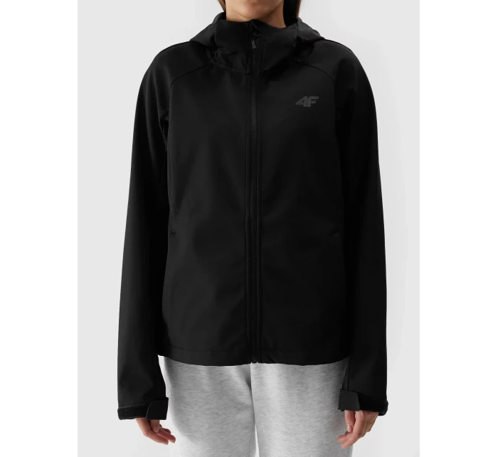 Dámská softshellová větruodolná bunda membrána 5000 4F - černá Dámská softshellová větruodolná bunda membrána 5000 4F - černá