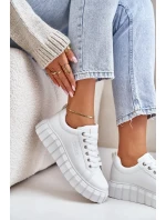 Zateplené Dámské Tenisky Big Star Bílé Zateplené Dámské Tenisky Big Star Bílé