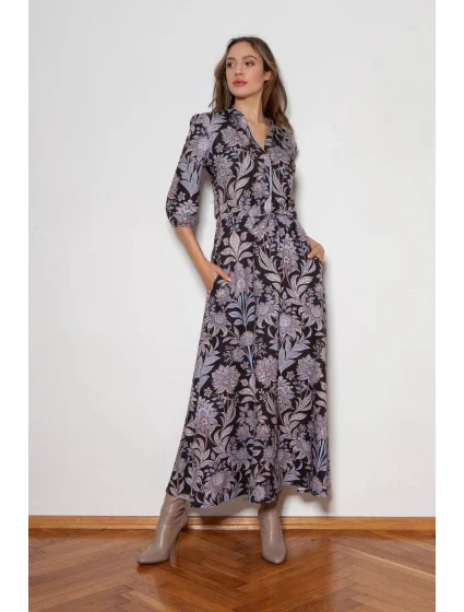 Dámské šaty s dlouhým rukávem model 17995423 - Lanti Dámské šaty s dlouhým rukávem model 17995423 - Lanti