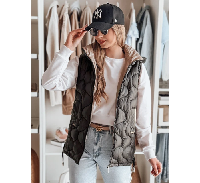 Dámská přechodná prošívaná vesta VESOLITA černá FashionStreet TY4881