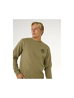 Pánská mikina RIP CURL Wetsuit Icon Hood, zelená