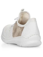 Pohodlná polobotka W model 22033528 bílá - Rieker