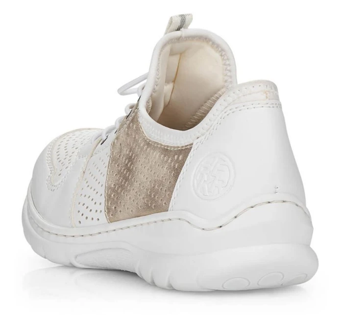 Pohodlná polobotka W model 22033528 bílá - Rieker