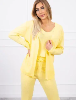 Sada svetrů 3-dílná žlutá