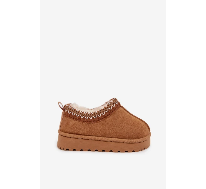 Dětské sněhule s výšivkou Camel model 21711227 - Boto