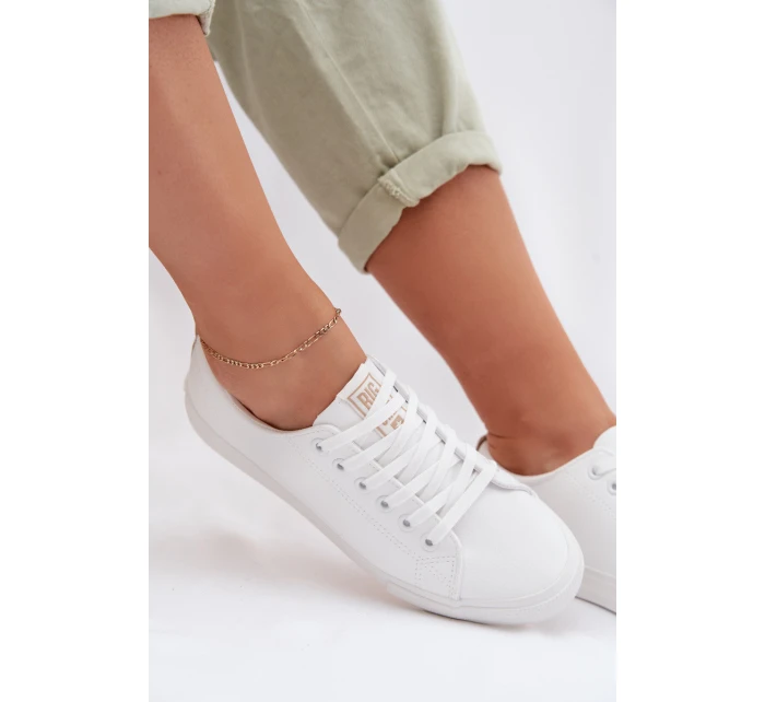 Dámské tenisky z eko kůže Big Star model 22009843 Bílé - Big Star Shoes