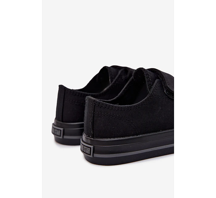 Dětské tenisky na suchý zip Big Star model 22069682 Černé - Big Star Shoes Dětské tenisky na suchý zip Big Star model 22069682 Černé - Big Star Shoes