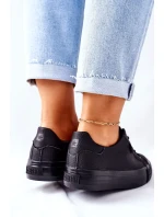 Women's Sneakers On A Platform BIG STAR II274345 Black Women's Sneakers On A Platform BIG STAR II274345 Black