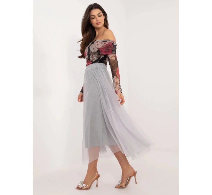 Dámská sukně DHJ SD 19568.13X Šedá - FPrice