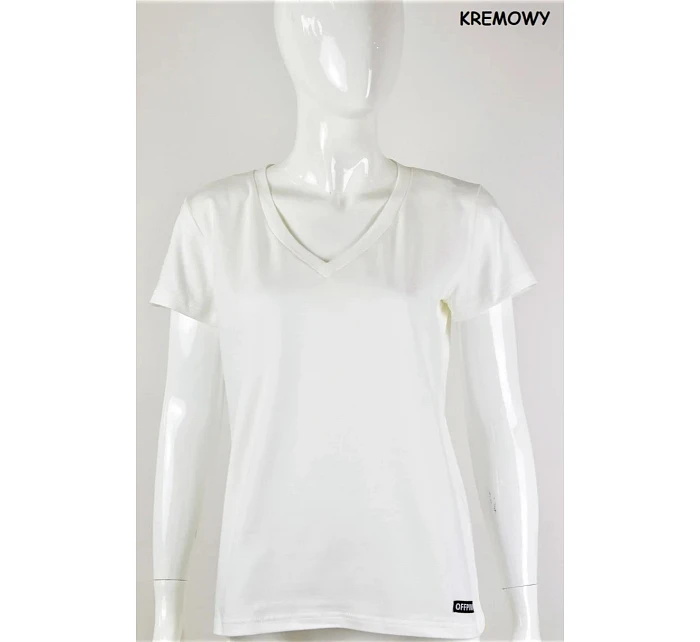 Dámské tričko Serek s krátkým rukávem hnědé - Off Pink