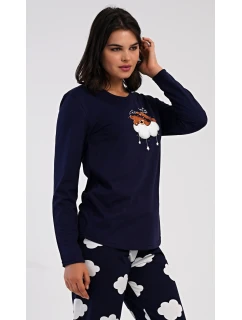 Dámské pyžamo dlouhé Méďa na model 21475630 - Vienetta