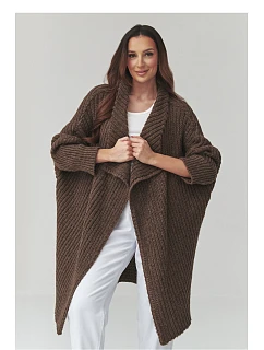 Svetr na zapínání  model 226882 Makadamia