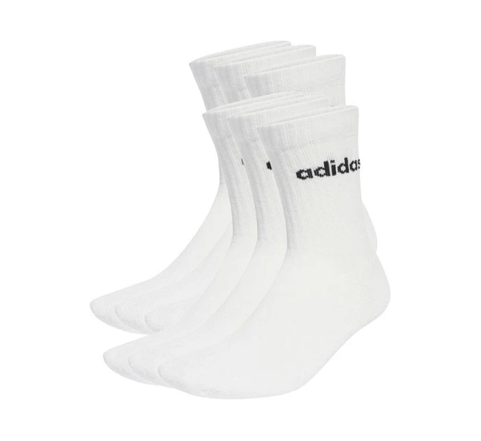 Adidas Linear Crew ponožky tlumené 6 párů JL6096