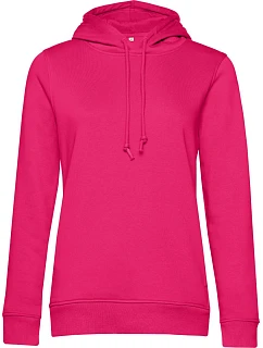 B&C Inspire Hooded /women_° Dámská mikina s kapucí 01.W34B magenta pink