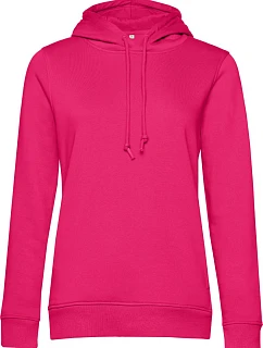 B&C Inspire Hooded /women_° Dámská mikina s kapucí 01.W34B magenta pink