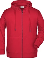 Daiber 8026 Pánská mikina s kapucí 02.8026 red