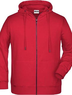 Pánská mikina s kapucí 02. red model 22438168 - Daiber