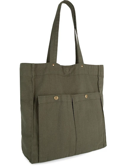 Kimood KI 3215 Bavlněná taška 19.3215 washed kombu green Kimood KI 3215 Bavlněná taška 19.3215 washed kombu green