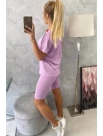 Souprava top+legíny fialová Souprava top+legíny fialová