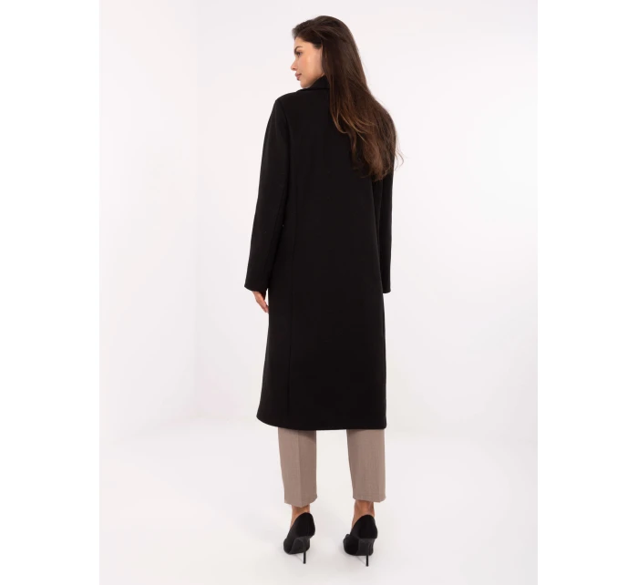 Płaszcz IT PL model 21302307 czarny - FPrice Płaszcz IT PL model 21302307 czarny - FPrice