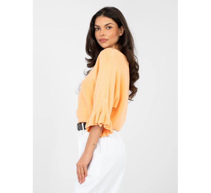 Jumper IT SW 99244.65 světle oranžový