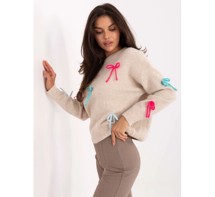 Jumper PM SW SC82.41 světle béžový Jumper PM SW SC82.41 světle béžový