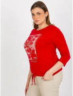 Dámská halenka RV BZ 8470.93P červená - FPrice