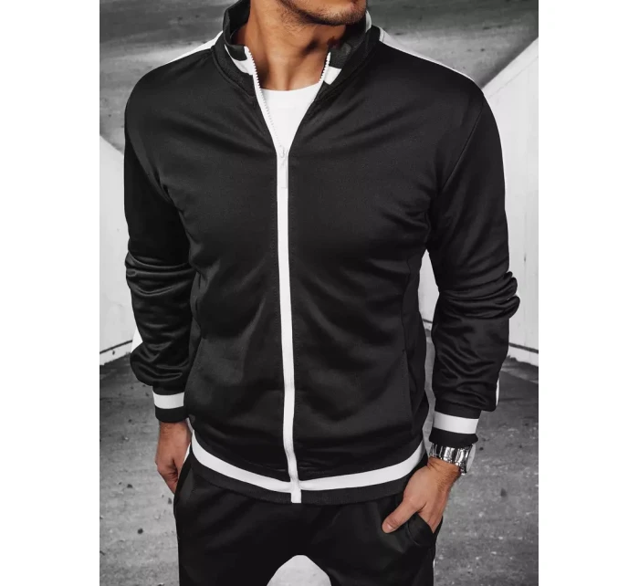 FashionStreet černá pánská tepláková souprava AX0701