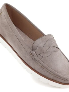 Dámské polobotky mokasíny taupe model 21906711