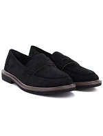 Dámské polobotky Lordsy, černé, ze semiše, Vinceza 62335 Dámské polobotky Lordsy, černé, ze semiše, Vinceza 62335